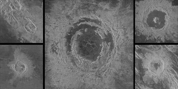 venus craters