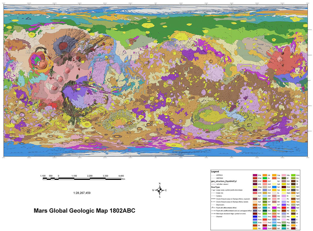 geological map of the world pdf Mars 15m Geologic Map Gis Renovation Usgs Astrogeology Science geological map of the world pdf